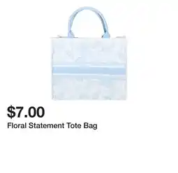 Five Below Floral Statement Tote Bag offer