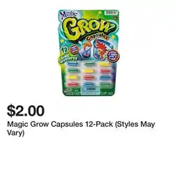 Five Below Magic Grow Capsules 12-Pack (Styles May Vary) offer