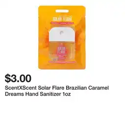Five Below ScentXScent Solar Flare Brazilian Caramel Dreams Hand Sanitizer 1oz offer
