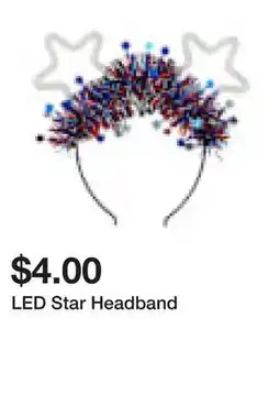 Five Below LED Star Headband offer