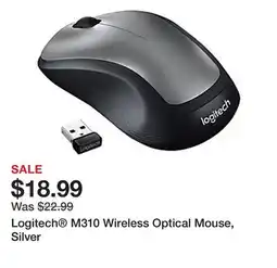 Office Depot Logitech M310 Wireless Optical Mouse, Silver offer