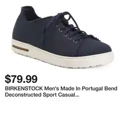 Marshalls BIRKENSTOCK Men's Made In Portugal Bend Deconstructed Sport Casual Shoes offer