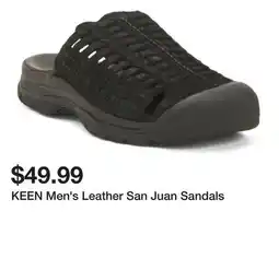 Marshalls KEEN Men's Leather San Juan Sandals offer