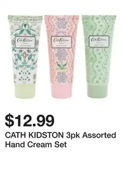 Marshalls CATH KIDSTON 3pk Assorted Hand Cream Set offer