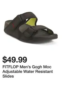 Marshalls FITFLOP Men's Gogh Moc Adjustable Water Resistant Slides offer