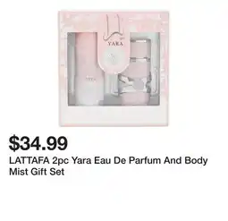 Marshalls LATTAFA 2pc Yara Eau De Parfum And Body Mist Gift Set offer