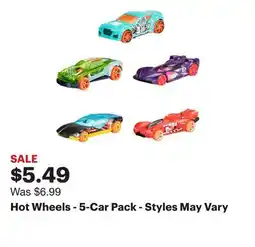 Best Buy Hot Wheels - 5-Car Pack - Styles May Vary offer