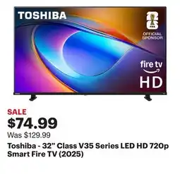 Best Buy Toshiba - 32 Class V35 Series LED HD 720p Smart Fire TV (2025) offer