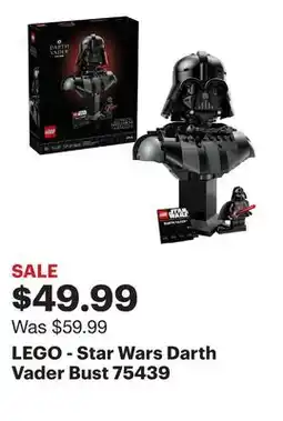 Best Buy LEGO - Star Wars Darth Vader Bust 75439 offer