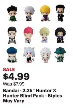 Best Buy Bandai - 2.25 Hunter X Hunter Blind Pack - Styles May Vary offer