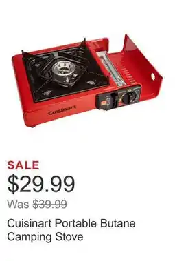 Costco Cuisinart Portable Butane Camping Stove offer