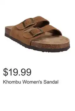 Costco Khombu Women's Sandal offer