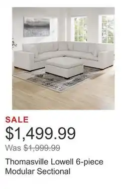 Costco Thomasville Lowell 6-piece Modular Sectional offer