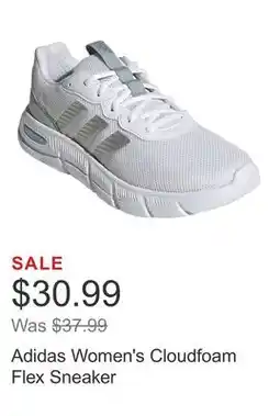 Costco Adidas Women's Cloudfoam Flex Sneaker offer