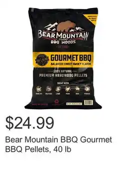 Costco Bear Mountain BBQ Gourmet BBQ Pellets, 40 lb offer