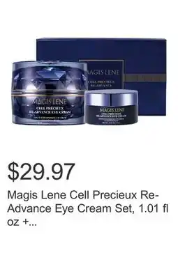 Costco Magis Lene Cell Precieux Re-Advance Eye Cream Set, 1.01 fl oz + 0.60 fl oz offer