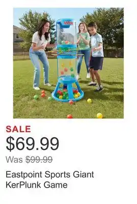 Costco Eastpoint Sports Giant KerPlunk Game offer