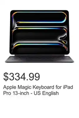 Costco Apple Magic Keyboard for iPad Pro 13‑inch - US English offer