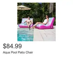 Costco Aqua Pool Patio Chair offer