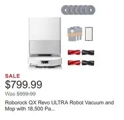 Costco Roborock QX Revo ULTRA Robot Vacuum and Mop with 18,500 Pa HyperForce and Multifunctional Dock 3.0 offer
