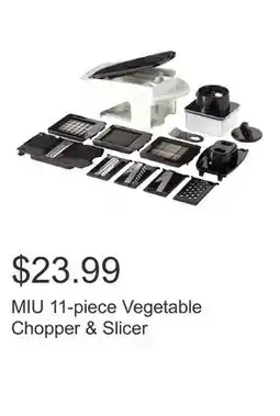 Costco MIU 11-piece Vegetable Chopper & Slicer offer