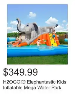 Costco H2OGO! Elephantastic Kids Inflatable Mega Water Park offer