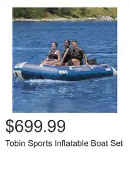 Costco Tobin Sports Inflatable Boat Set offer