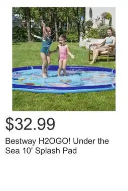 Costco Bestway H2OGO! Under the Sea 10' Splash Pad offer