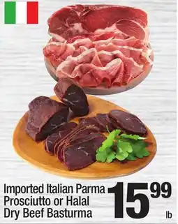 Super King Markets Italian Parma Prosciutto or Halal Beef Dry Beef Basturma offer