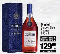 Super King Markets Martell Cordon Bleu Cognac offer