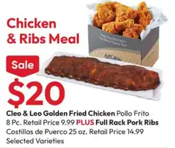 Stater Bros Cleo & Leo Golden Fried Chicken offer
