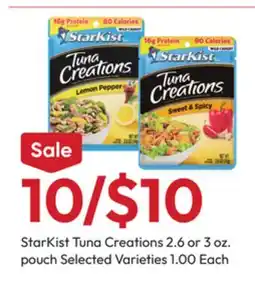 Stater Bros StarKist Tuna Creations offer