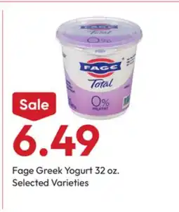Stater Bros Fage Greek Yogurt offer