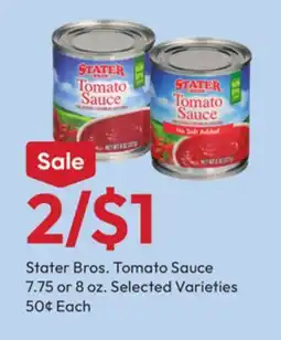 Stater Bros Stater Bros. Tomato Sauce offer