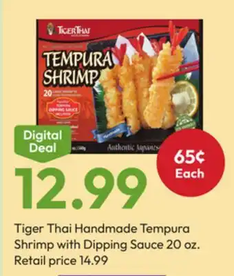 Stater Bros Tiger Thai Handmade Tempura Shrimp with Dipping Sauce offer