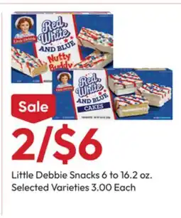 Stater Bros Little Debbie Snacks offer