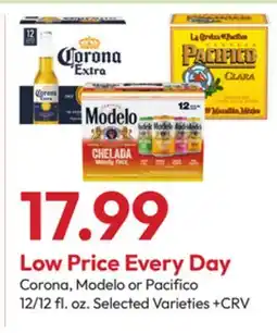 Stater Bros Corona, Modelo or Pacifico offer