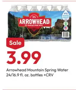 Stater Bros Arrowhead Mountain Spring Water offer