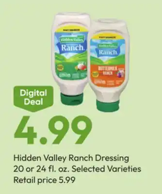 Stater Bros Hidden Valley Ranch Dressing offer