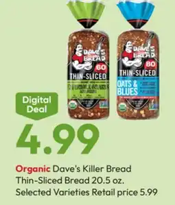 Stater Bros Dave's Killer Bread Thin-Sliced Bread offer