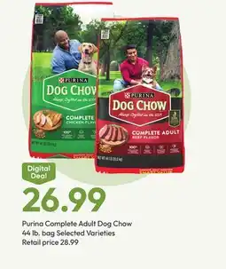 Stater Bros Purina Complete Adult Dog Chow offer