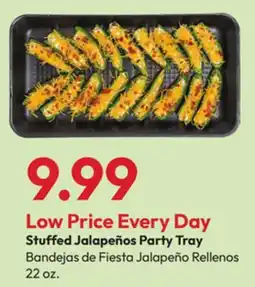 Stater Bros Stuffed Jalapeños Party Tray offer