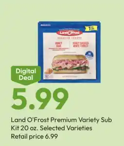 Stater Bros Land O'Frost Premium Variety Sub Kit offer