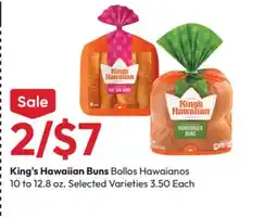 Stater Bros King's Hawaiian Buns offer