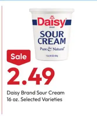 Stater Bros Daisy Brand Sour Cream offer