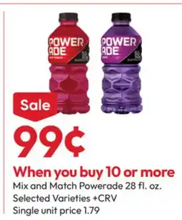 Stater Bros Powerade offer