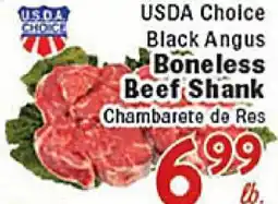 Rio Valley Market USDA Choice Black Angus Boneless Beef Shank offer
