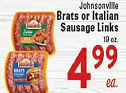 Rio Valley Market Johnsonville Brats or Italian Sausage Links offer