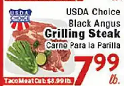 Rio Valley Market USDA Choice Black Angus Grilling Steak offer