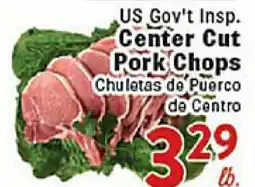 Rio Valley Market US Gov't Insp. Center Cut Pork Chops offer